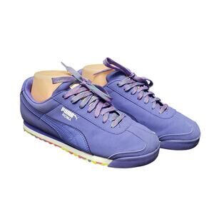 Puma Sport Lifestyle Roma Purple Low Top Kids Shoes Sneaker Size 6